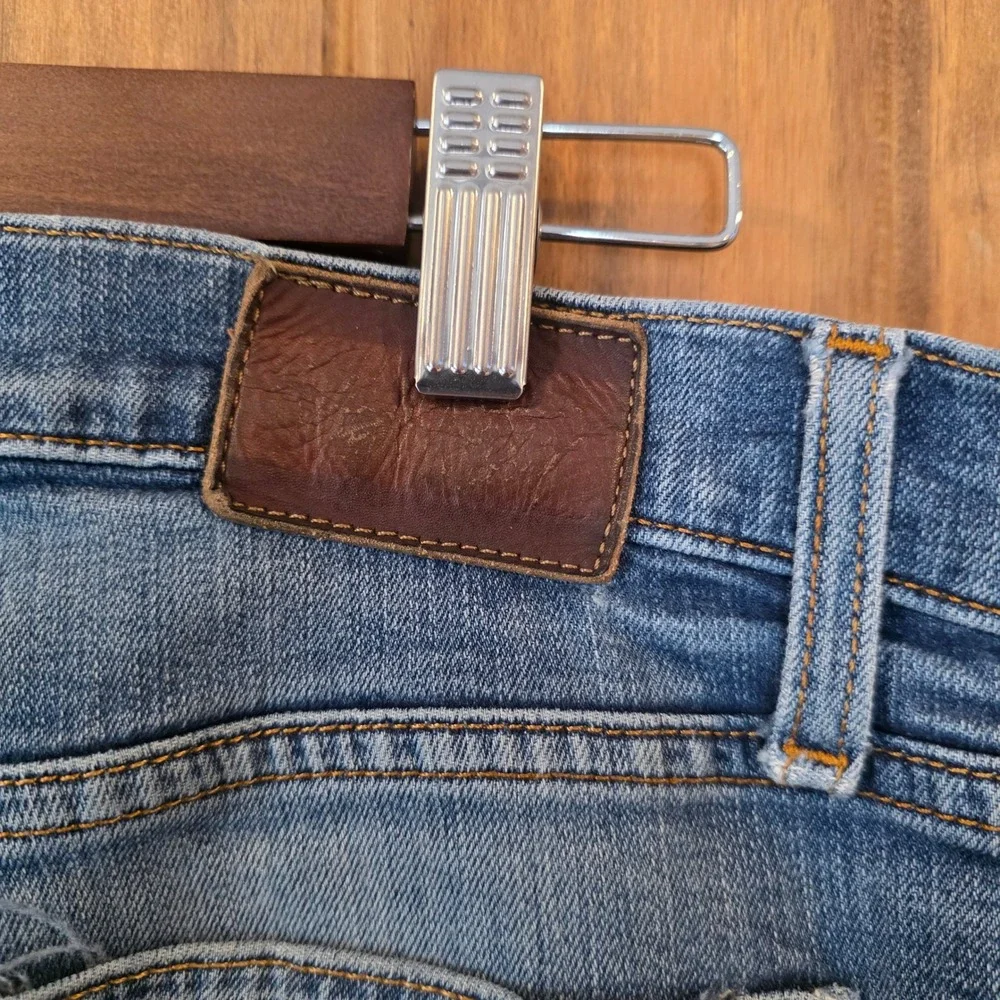 Tommy Hilfiger Jeans Men 32x30‎ Blue Fair Distressed Straight Leg Denim